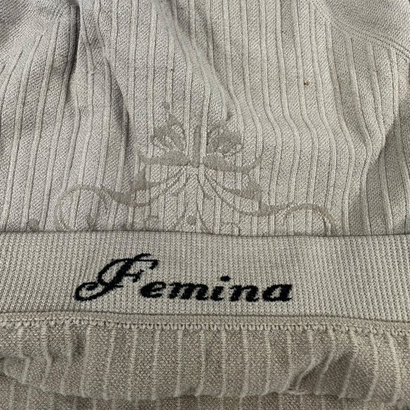 Femina Women's Queen One Size Panty Brief Shaper Beige New Without Tags - Picture 4 of 7